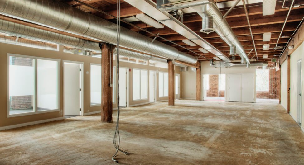 Office under construction